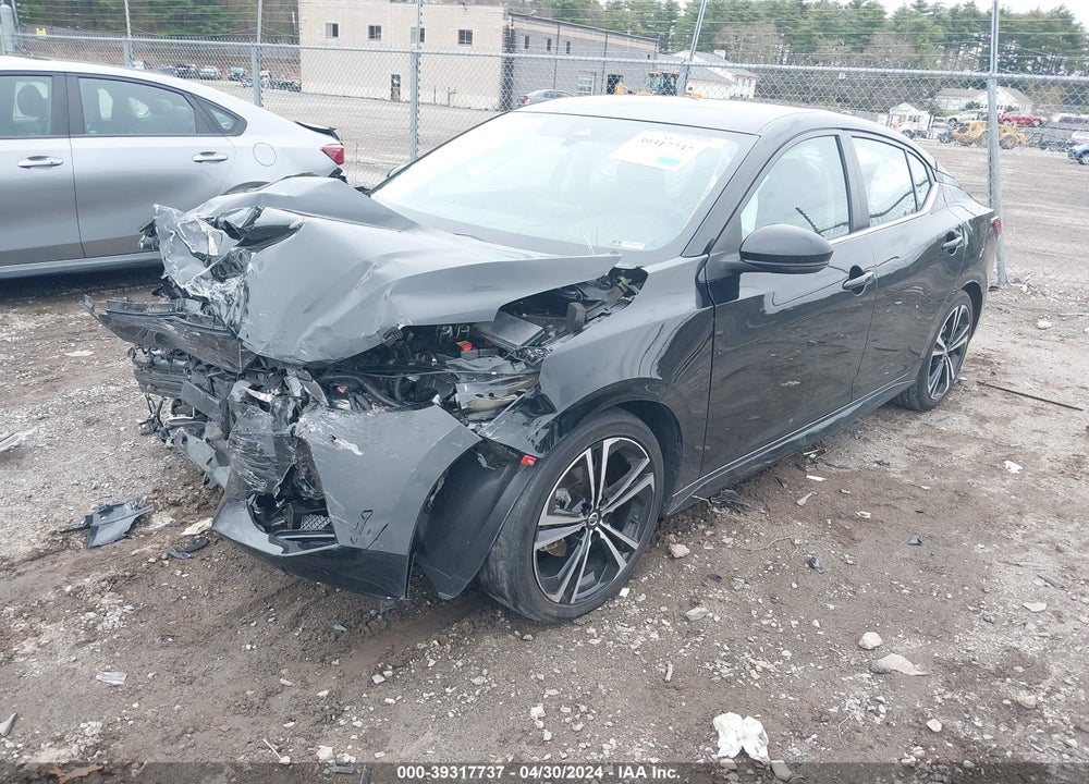 2022 NISSAN SENTRA SR XTRONIC CVT VIN: 3N1AB8DV7NY240908