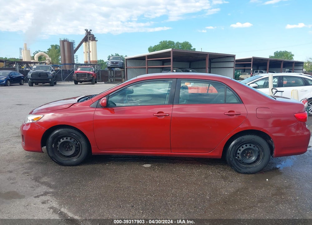 2011 TOYOTA COROLLA LE VIN: 2T1BU4EE9BC564490