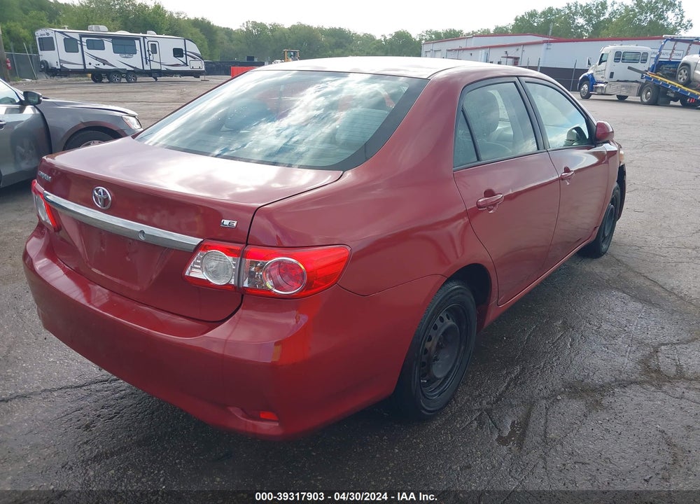 2011 TOYOTA COROLLA LE VIN: 2T1BU4EE9BC564490