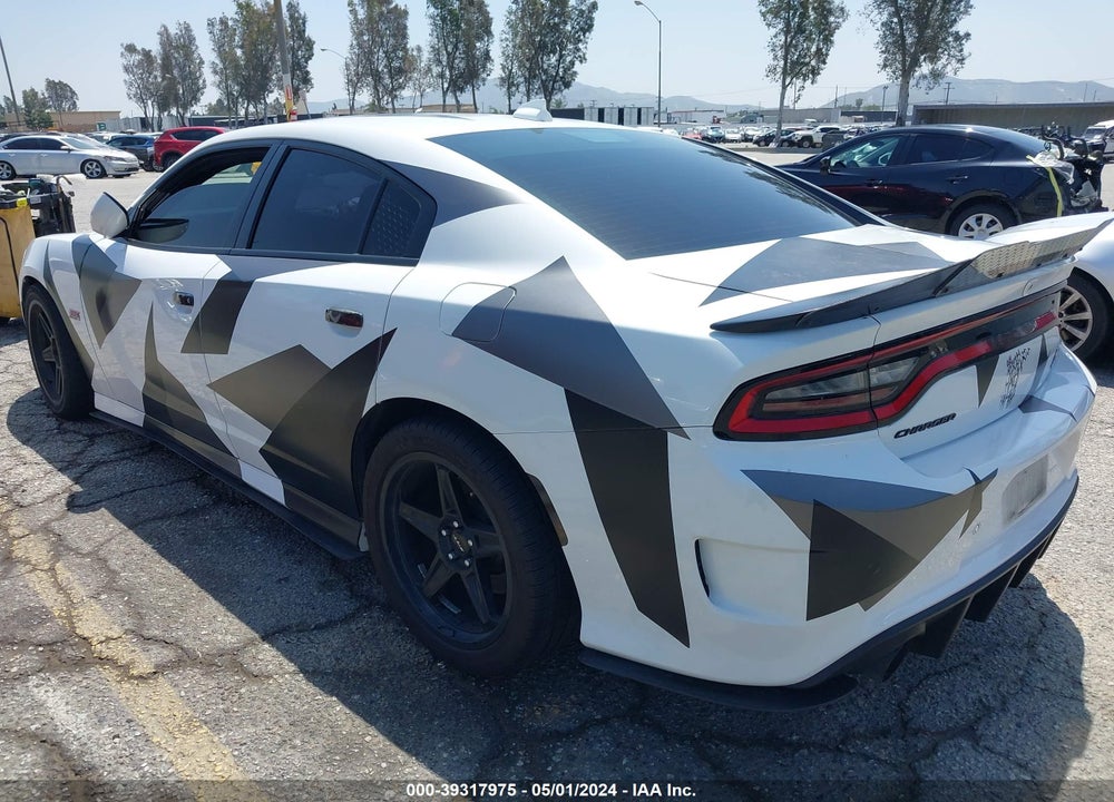 2019 DODGE CHARGER SCAT PACK RWD VIN: 2C3CDXGJ9KH746264