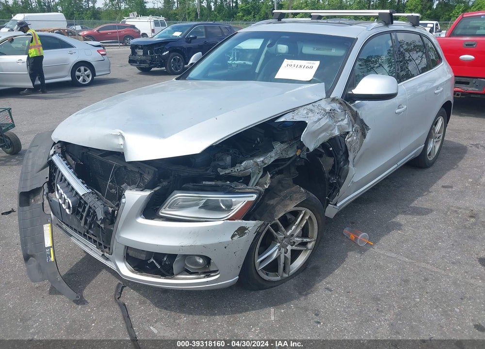 2014 AUDI Q5 2.0T PREMIUM VIN: WA1LFAFP6EA093592