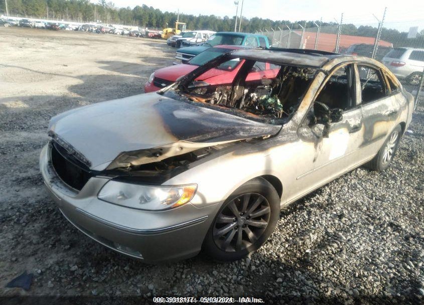 2009 HYUNDAI AZERA LIMITED VIN: KMHFC46F59A381352