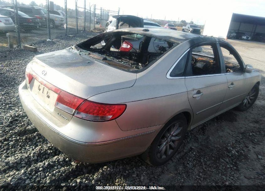 2009 HYUNDAI AZERA LIMITED VIN: KMHFC46F59A381352