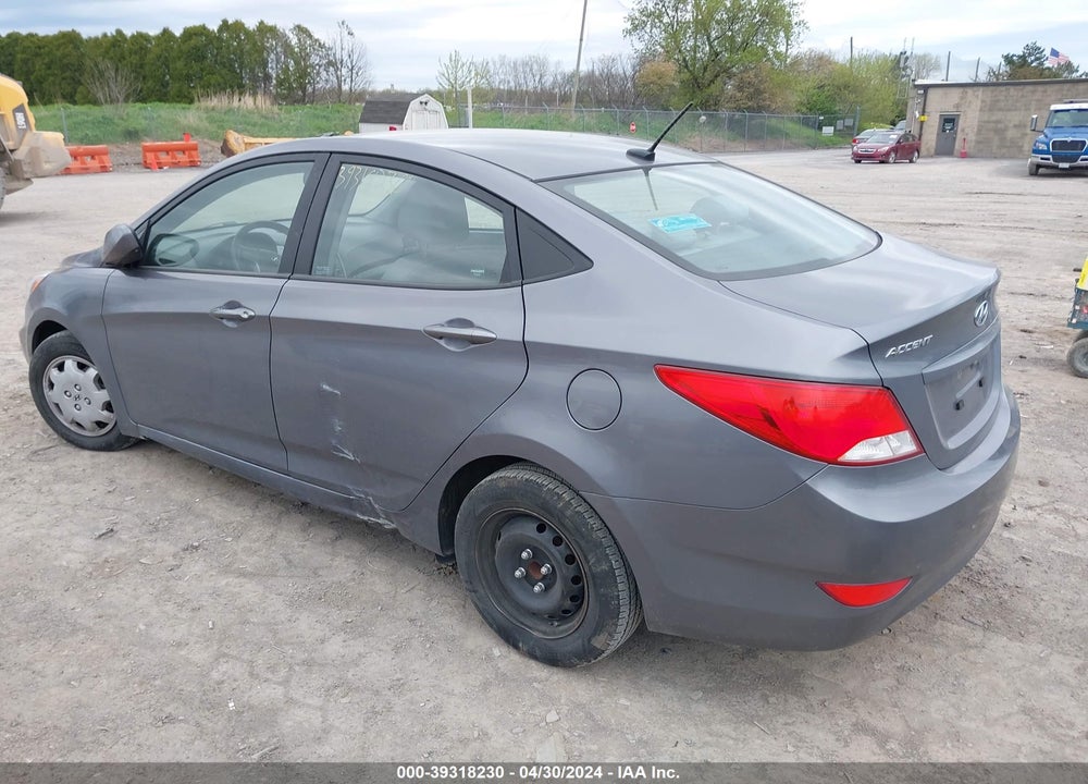 2017 HYUNDAI ACCENT SE VIN: KMHCT4AE0HU206165