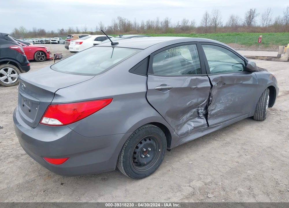 2017 HYUNDAI ACCENT SE VIN: KMHCT4AE0HU206165