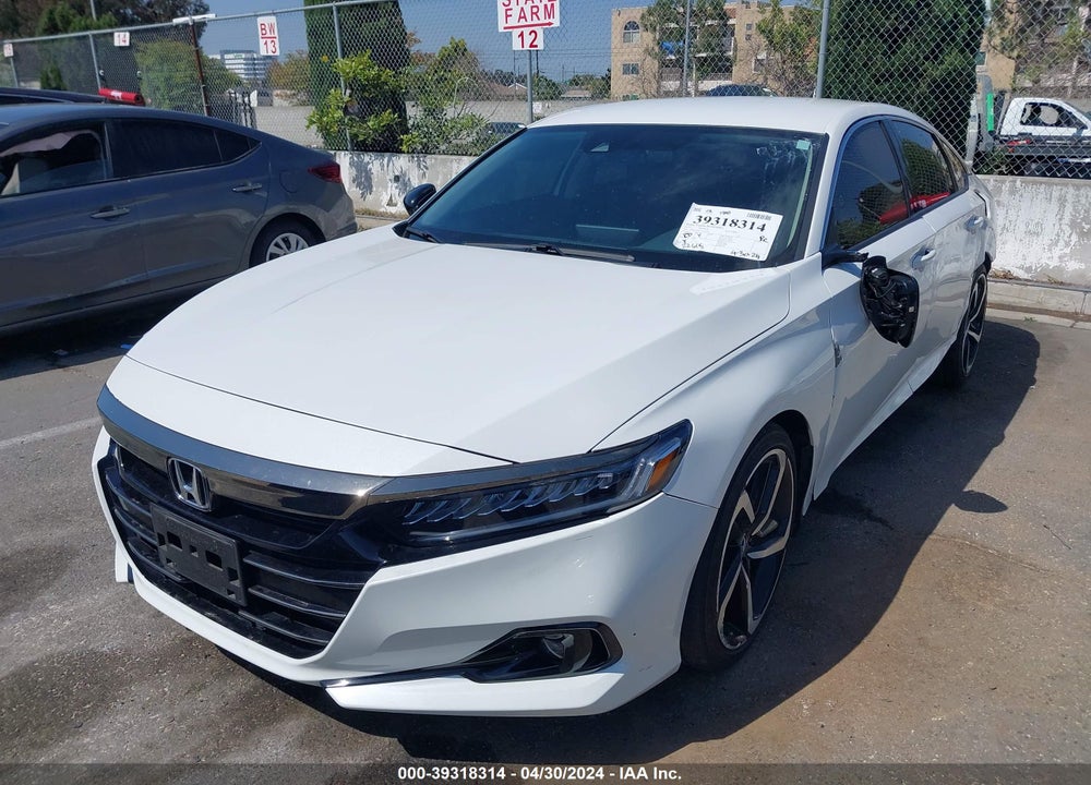 2022 HONDA ACCORD SPORT SPECIAL EDITION VIN: 1HGCV1F45NA035618