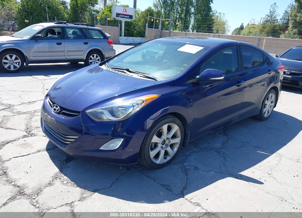 2013 HYUNDAI ELANTRA LIMITED VIN: 5NPDH4AE6DH218254