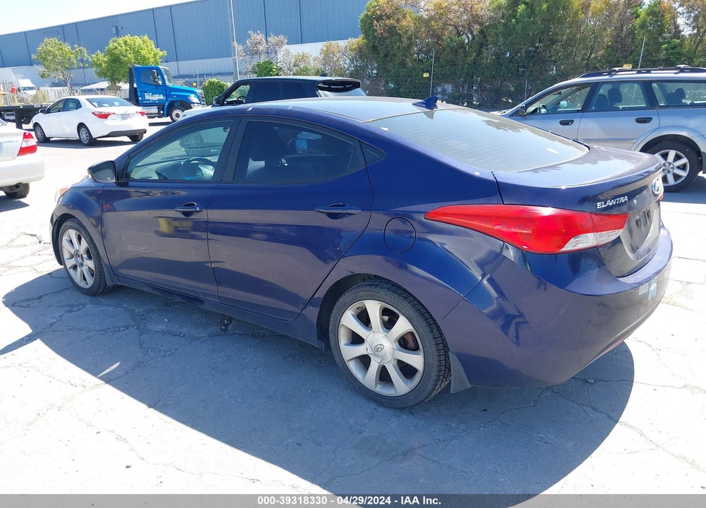 2013 HYUNDAI ELANTRA LIMITED VIN: 5NPDH4AE6DH218254