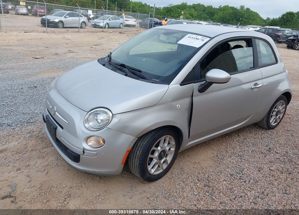 2012 FIAT 500 POP VIN: 3C3CFFAR9CT124212
