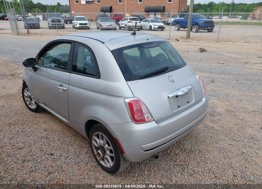 2012 FIAT 500 POP VIN: 3C3CFFAR9CT124212