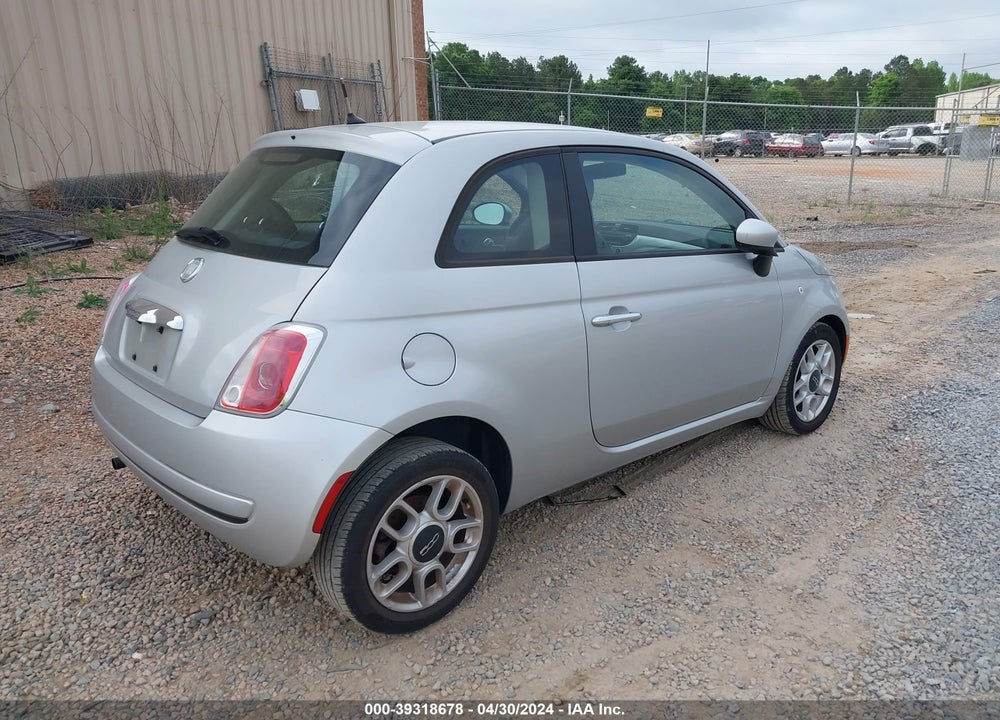 2012 FIAT 500 POP VIN: 3C3CFFAR9CT124212