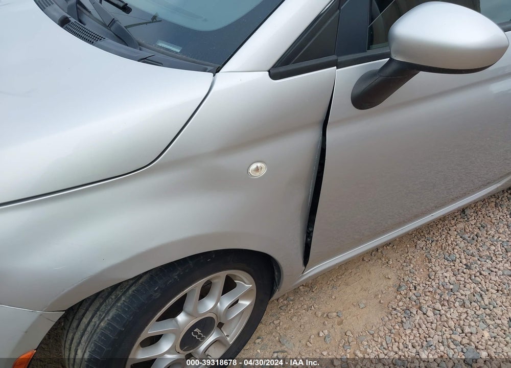 2012 FIAT 500 POP VIN: 3C3CFFAR9CT124212