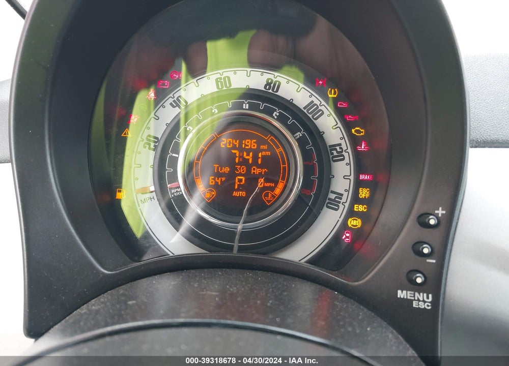 2012 FIAT 500 POP VIN: 3C3CFFAR9CT124212