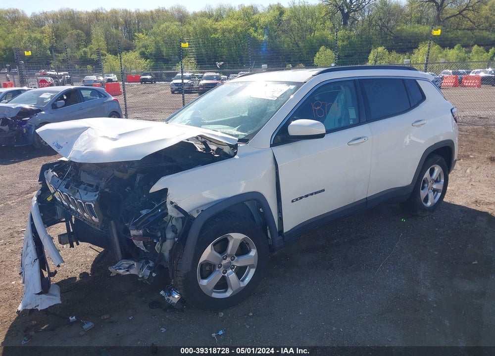 2018 JEEP COMPASS LATITUDE FWD VIN: 3C4NJCBB5JT125275