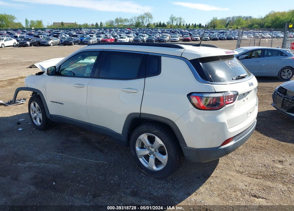 2018 JEEP COMPASS LATITUDE FWD VIN: 3C4NJCBB5JT125275