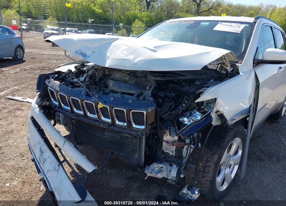 2018 JEEP COMPASS LATITUDE FWD VIN: 3C4NJCBB5JT125275