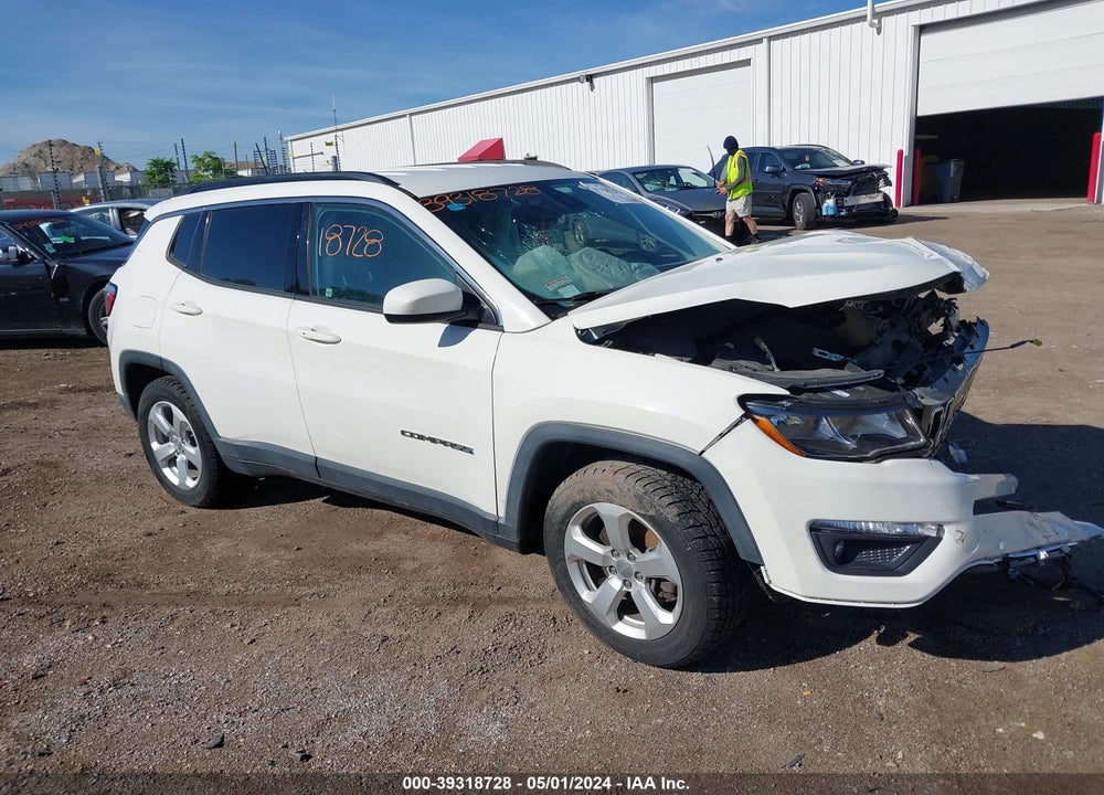 2018 JEEP COMPASS LATITUDE FWD VIN: 3C4NJCBB5JT125275