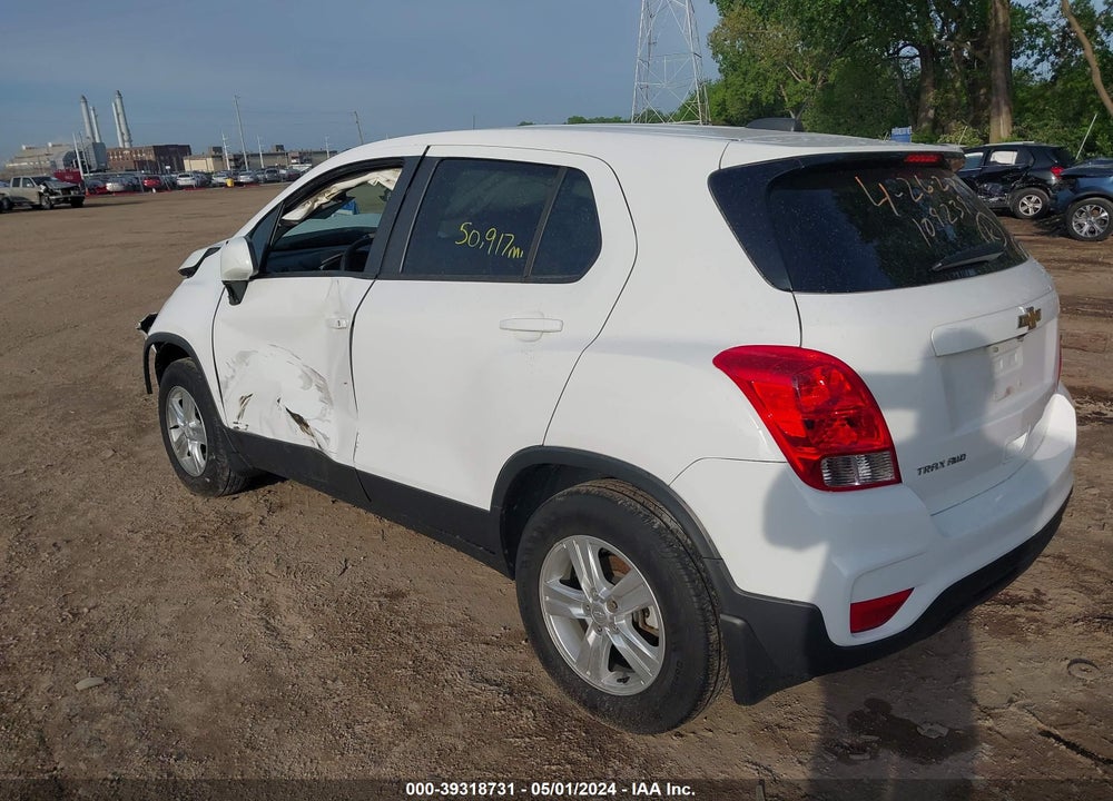 2019 CHEVROLET TRAX LS VIN: 3GNCJNSB0KL221701