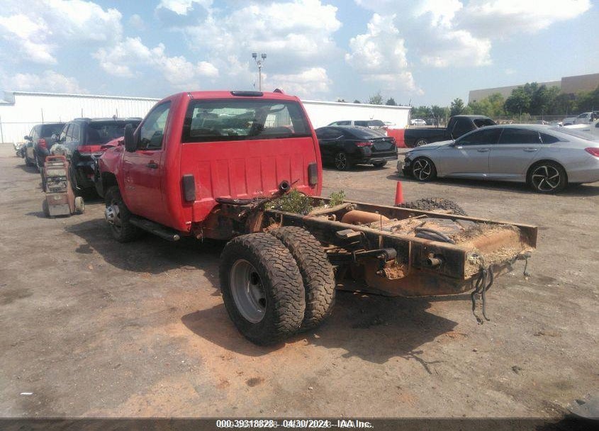 2013 CHEVROLET SILVERADO 3500HD CHASSIS WORK TRUCK VIN: 1GB3KZC86DF188740