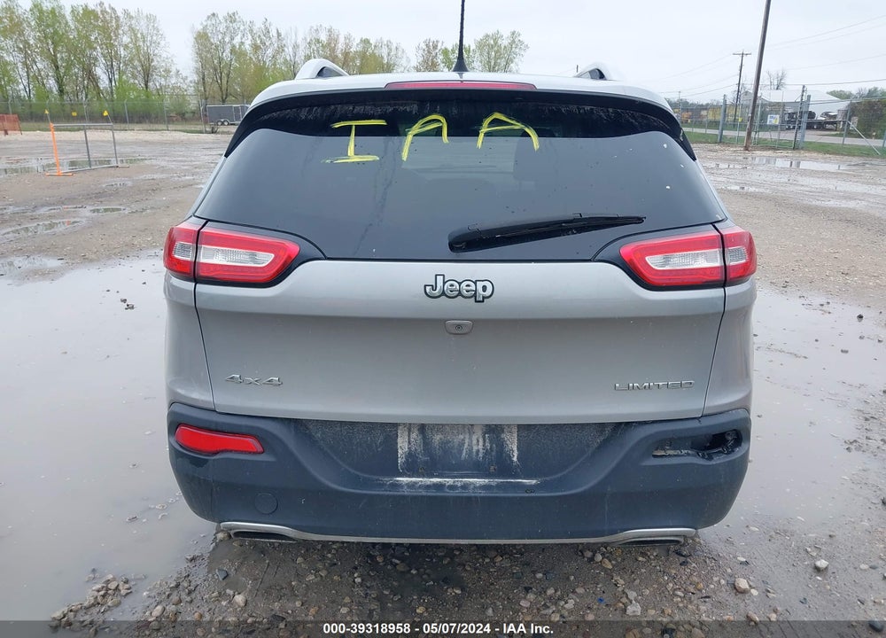2016 JEEP CHEROKEE LIMITED VIN: 1C4PJMDS5GW198645