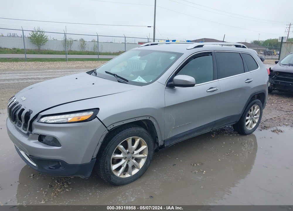 2016 JEEP CHEROKEE LIMITED VIN: 1C4PJMDS5GW198645