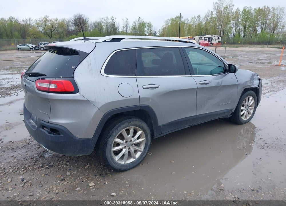 2016 JEEP CHEROKEE LIMITED VIN: 1C4PJMDS5GW198645