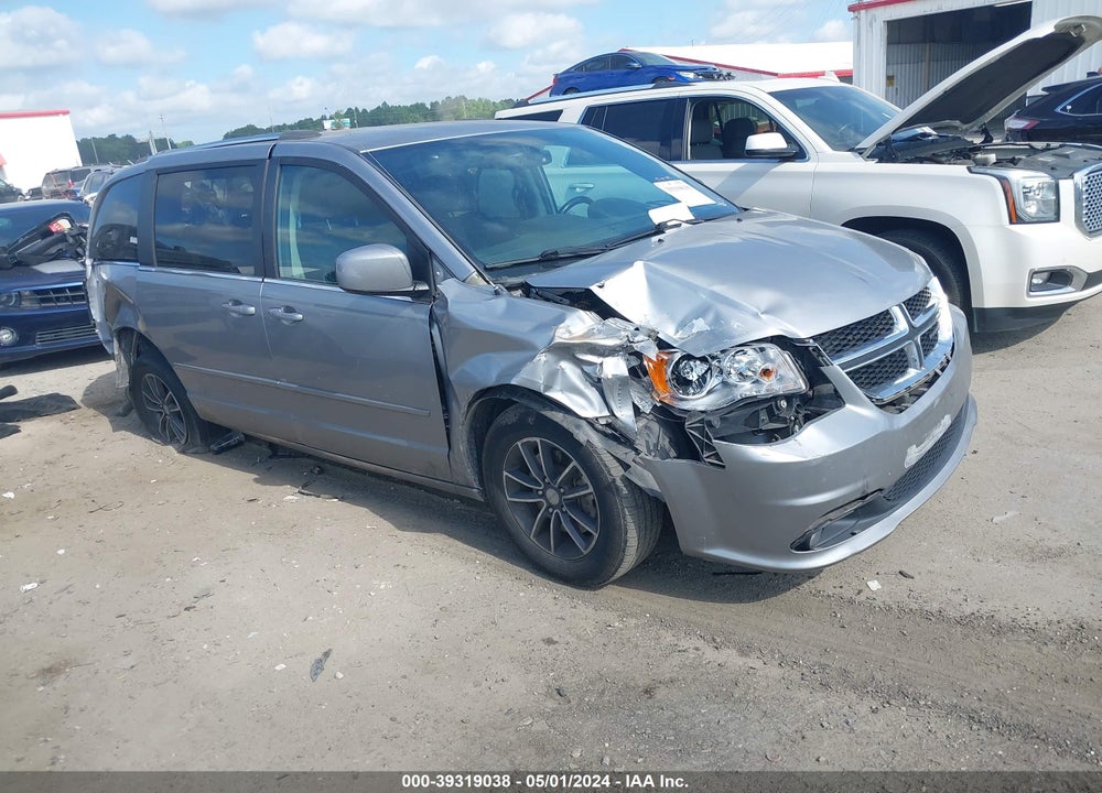2017 DODGE GRAND CARAVAN SXT VIN: 2C4RDGCG2HR625093
