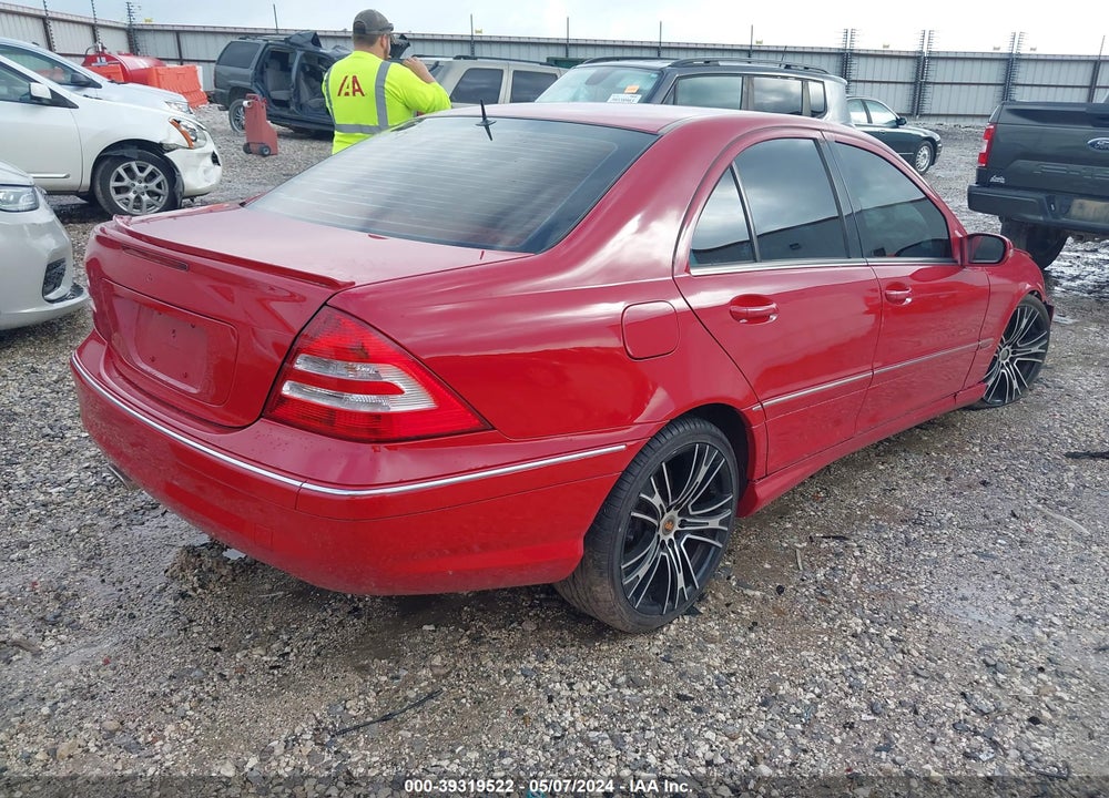 2006 MERCEDES-BENZ C 230 SPORT VIN: WDBRF52H46F768431