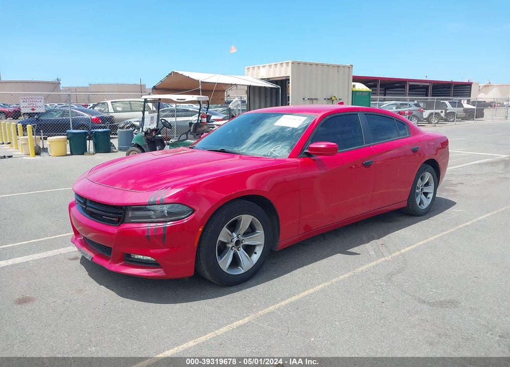 2016 DODGE CHARGER SXT VIN: 2C3CDXHG4GH350253