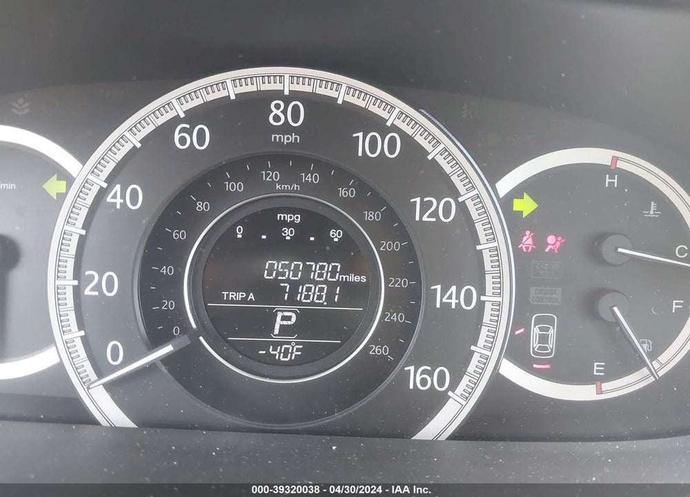 2013 HONDA ACCORD EX-L VIN: 1HGCR2F89DA234943
