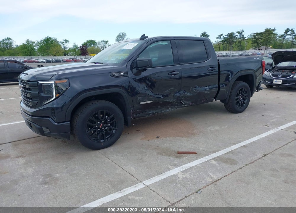2024 GMC SIERRA 1500 4WD SHORT BOX ELEVATION WITH 3SB VIN: 1GTUUCED6RZ198644