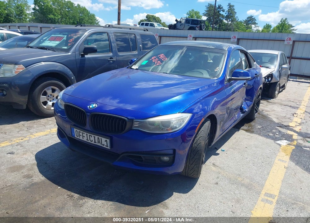 2015 BMW 328I GRAN TURISMO XDRIVE VIN: WBA3X5C50FD561410