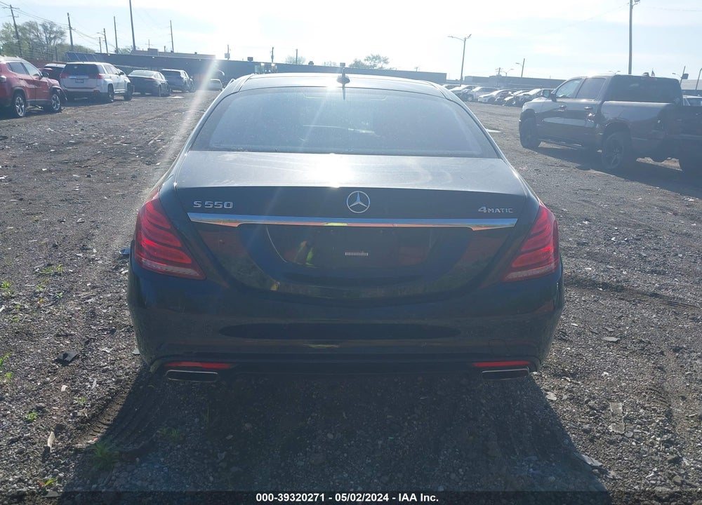 2016 MERCEDES-BENZ S 550 4MATIC VIN: WDDUG8FB6GA264628
