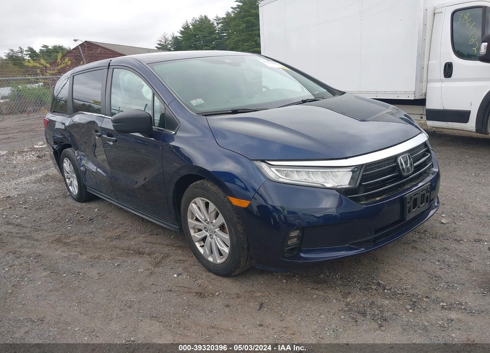 2021 HONDA ODYSSEY LX VIN: 5FNRL6H25MB001448