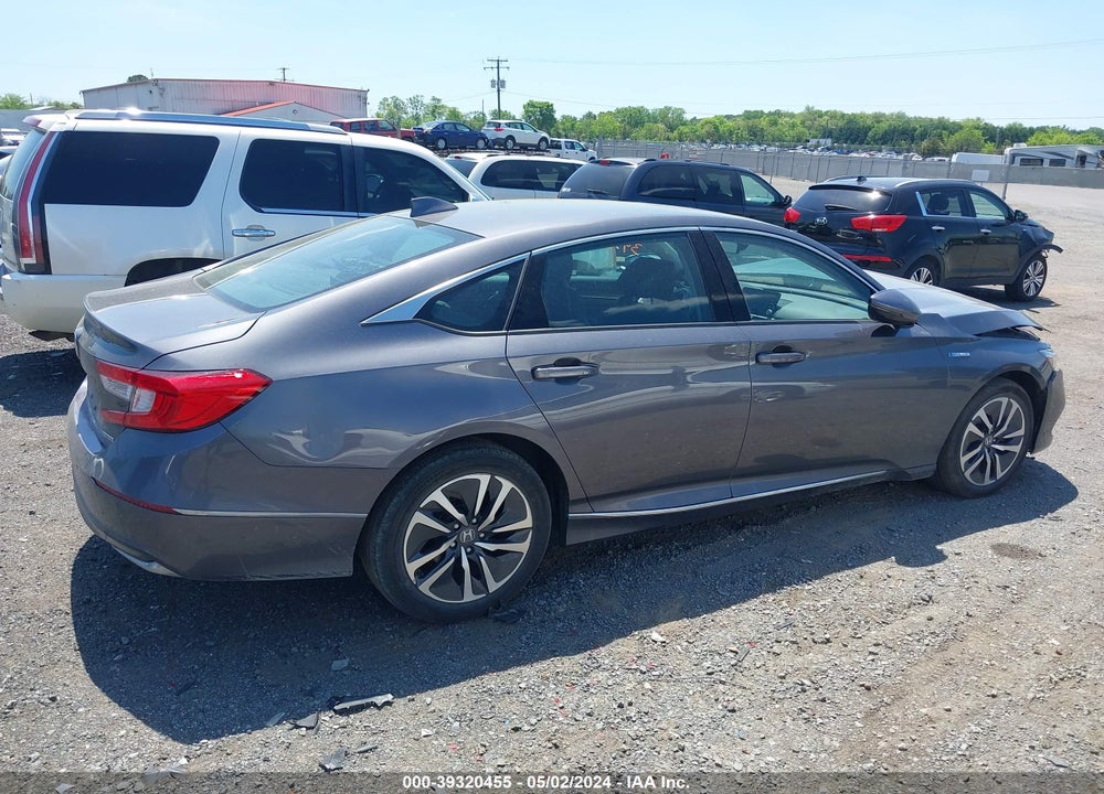 2022 HONDA ACCORD HYBRID EX-L VIN: 1HGCV3F52NA027643