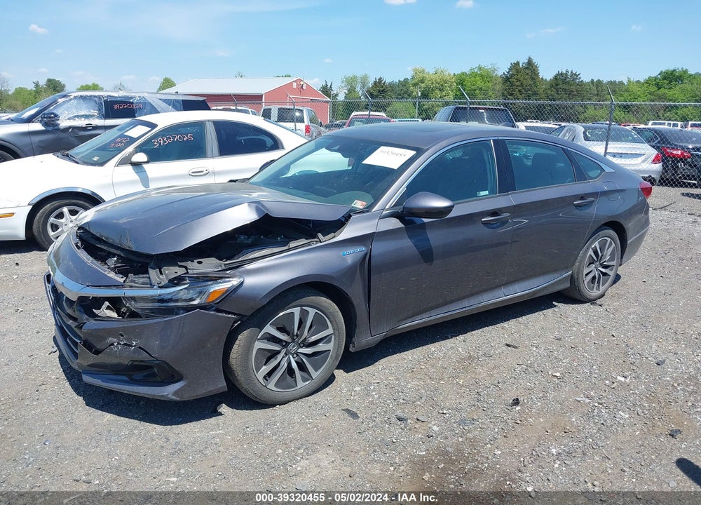 2022 HONDA ACCORD HYBRID EX-L VIN: 1HGCV3F52NA027643