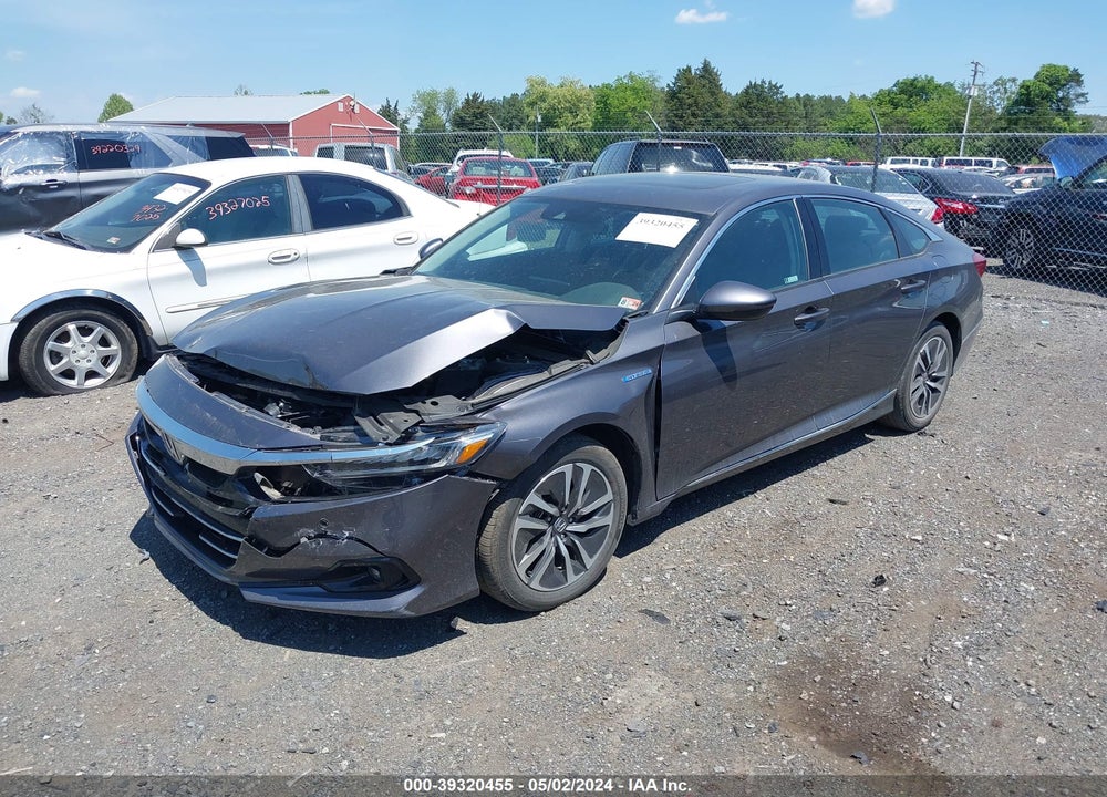 2022 HONDA ACCORD HYBRID EX-L VIN: 1HGCV3F52NA027643