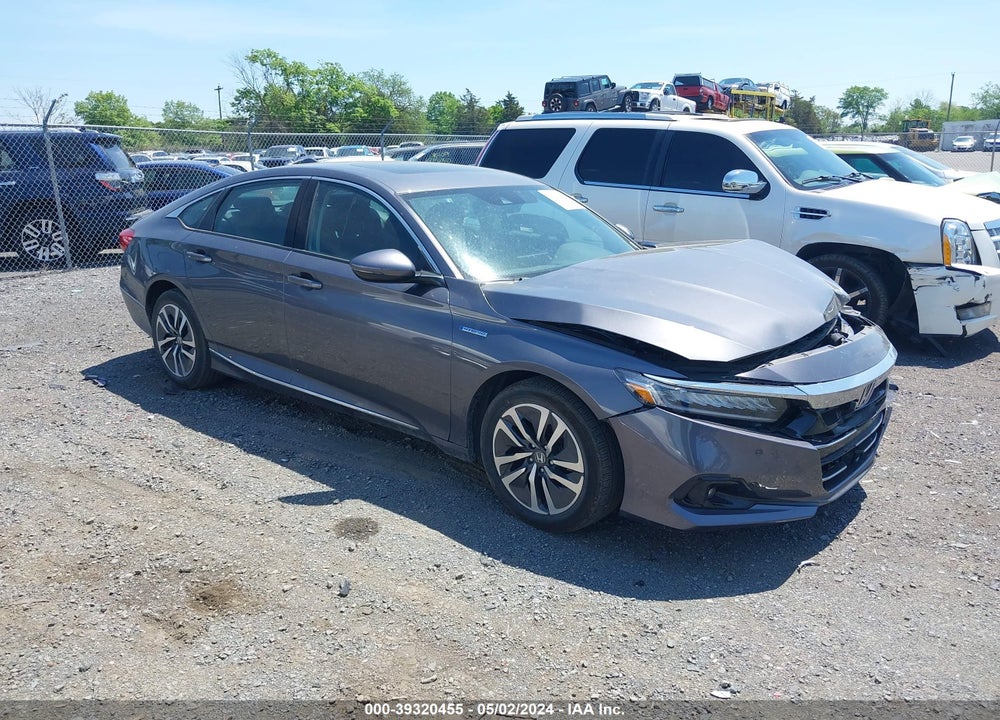 2022 HONDA ACCORD HYBRID EX-L VIN: 1HGCV3F52NA027643