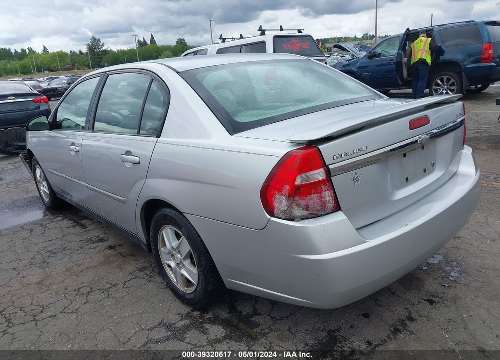 2005 CHEVROLET MALIBU VIN: 1G1ZT54895F300628