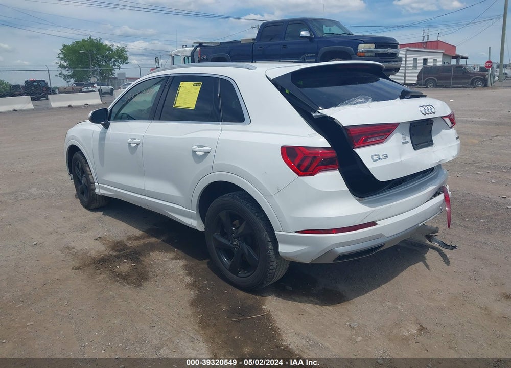 2020 AUDI Q3 PREMIUM 45 TFSI QUATTRO TIPTRONIC VIN: WA1AECF31L1037060
