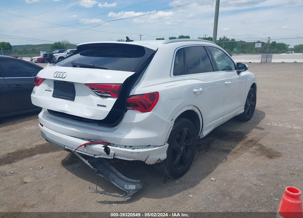 2020 AUDI Q3 PREMIUM 45 TFSI QUATTRO TIPTRONIC VIN: WA1AECF31L1037060