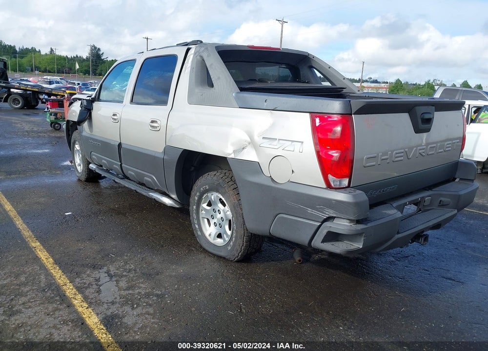 2004 CHEVROLET AVALANCHE 1500 VIN: 3GNEK12T14G110786