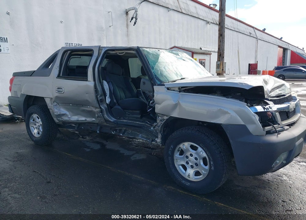2004 CHEVROLET AVALANCHE 1500 VIN: 3GNEK12T14G110786