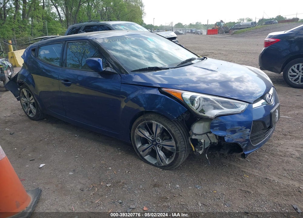 2017 HYUNDAI VELOSTER VALUE EDITION VIN: KMHTC6AD6HU323509