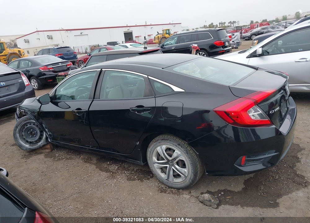 2018 HONDA CIVIC LX VIN: 19XFC2F58JE204084
