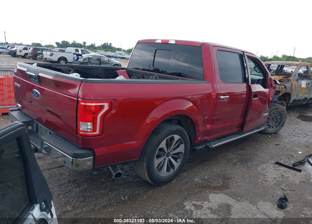 2015 FORD F-150 XLT VIN: 1FTEW1CP5FKE24337