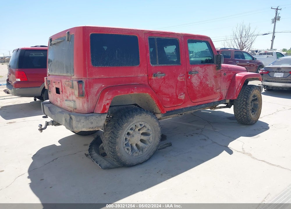 2014 JEEP WRANGLER UNLIMITED RUBICON VIN: 1C4HJWFG4EL186283