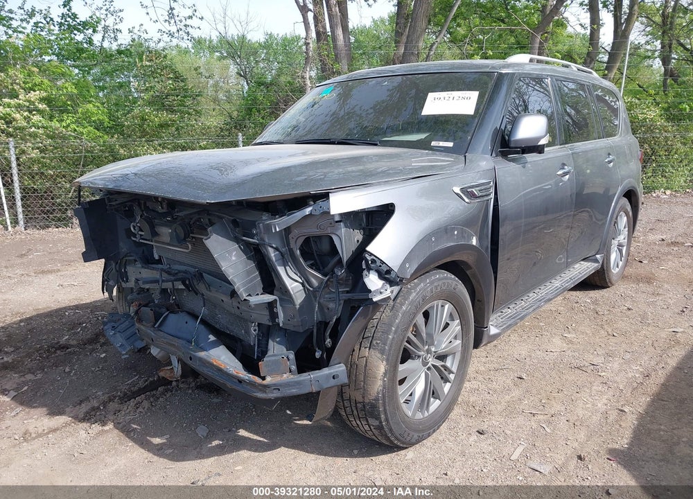 2021 INFINITI QX80 LUXE AWD VIN: JN8AZ2AE5M9270038