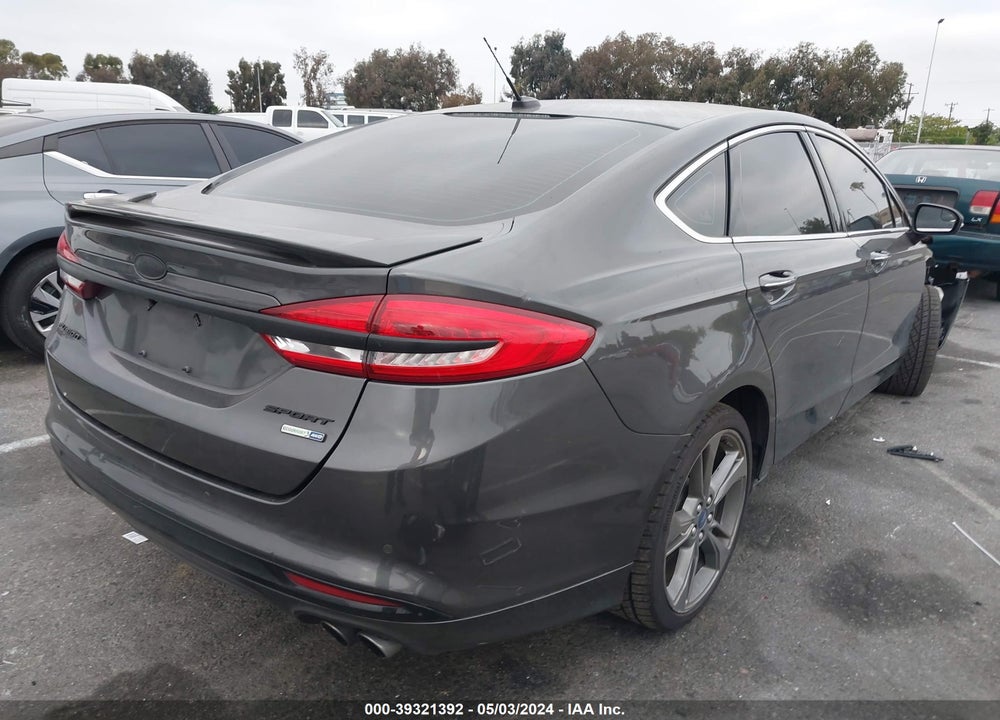 2018 FORD FUSION SPORT VIN: 3FA6P0VP4JR110505