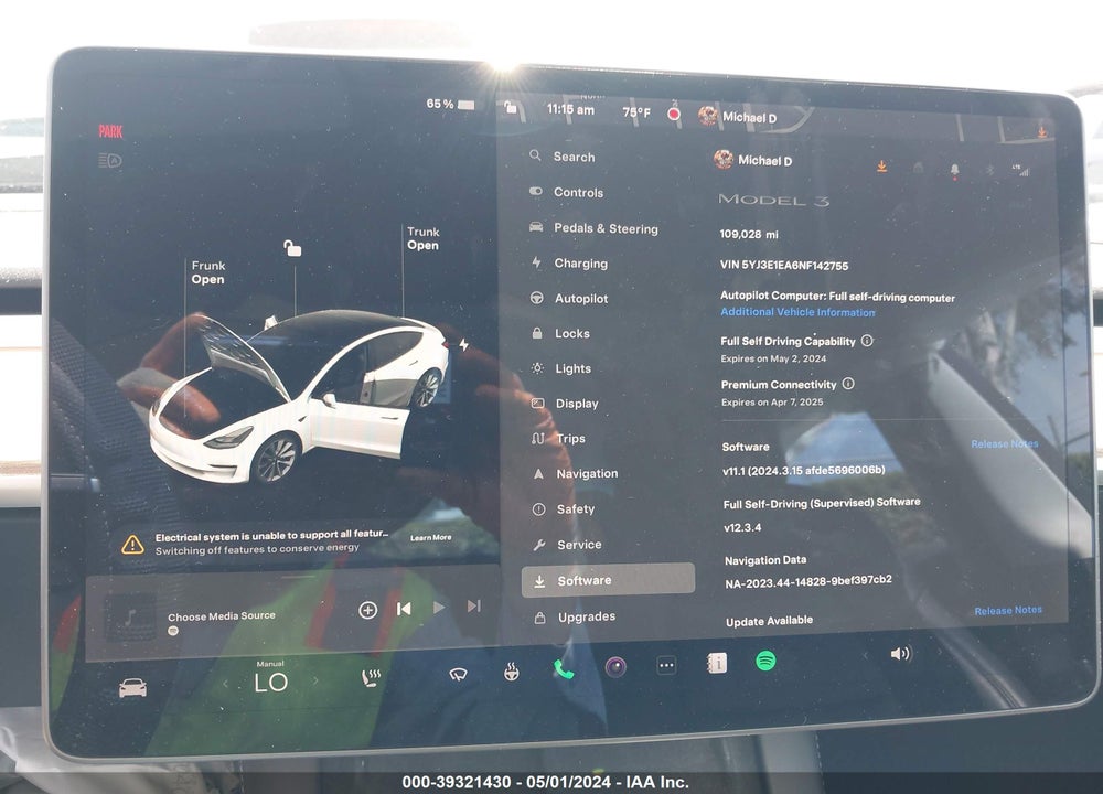 2022 TESLA MODEL 3 REAR-WHEEL DRIVE VIN: 5YJ3E1EA6NF142755